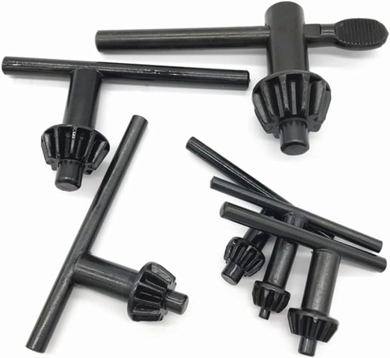 LOOTOOLS Drill Chuck Key Wrench, 6 Sizes Drill Press Clamping Wrench Chuck Press Wrench Key for Electric Drill Clamping Tool of 4 mm, 6 mm, 10 mm, 13 mm, 16 mm, 20 mm in Diameter - Image 1
